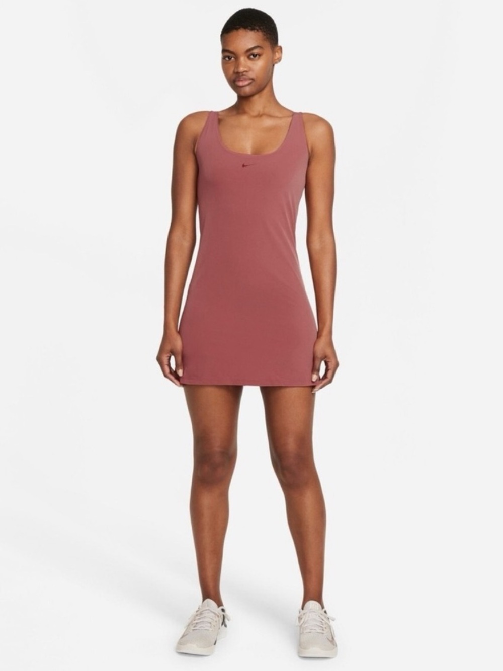 Nike Deep Pink Bliss Luxe Scoop Neckline Active Dress Size Medium